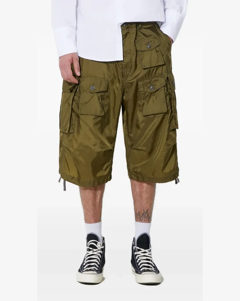 Engineered Garments Geknöpfte Cargo-Shorts - Grün Grün