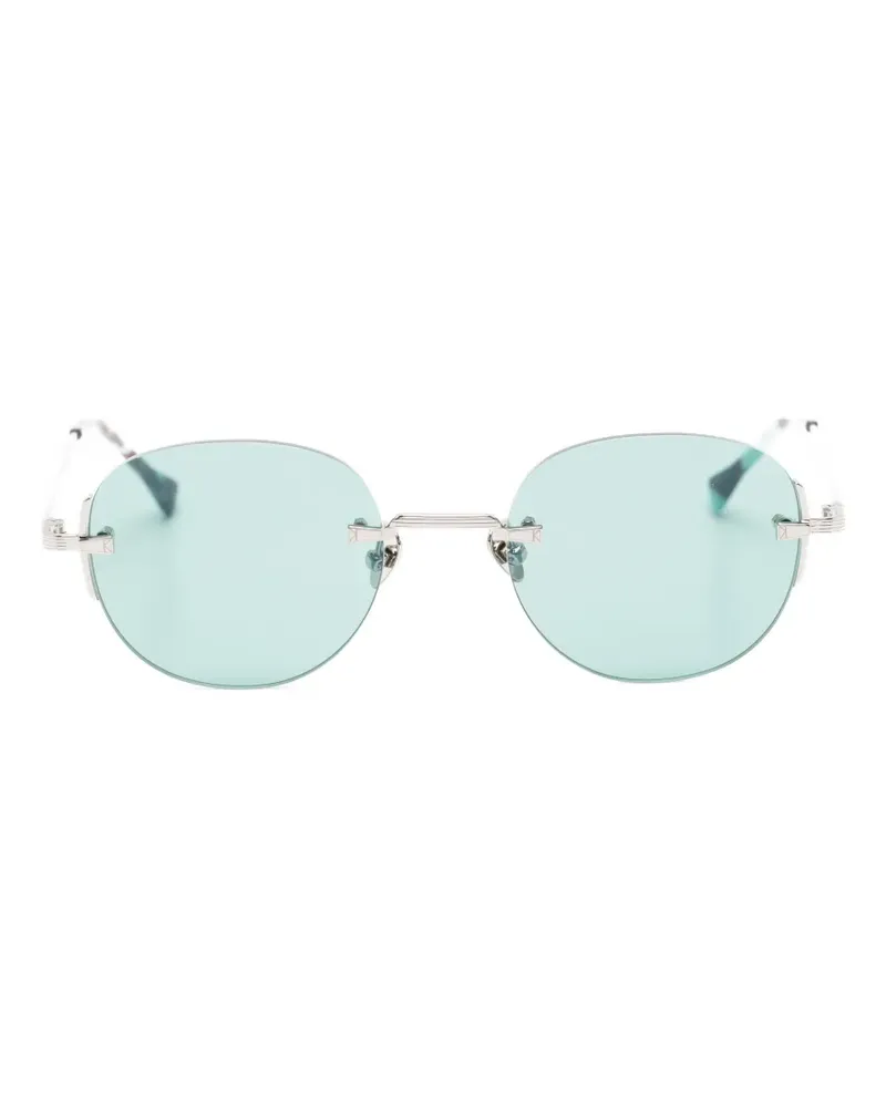 Kyme Harvey rimless round-frame sunglasses - Silber Silber