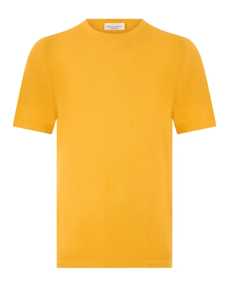 Roberto Collina crewneck short-sleeve sweater - Gelb Gelb