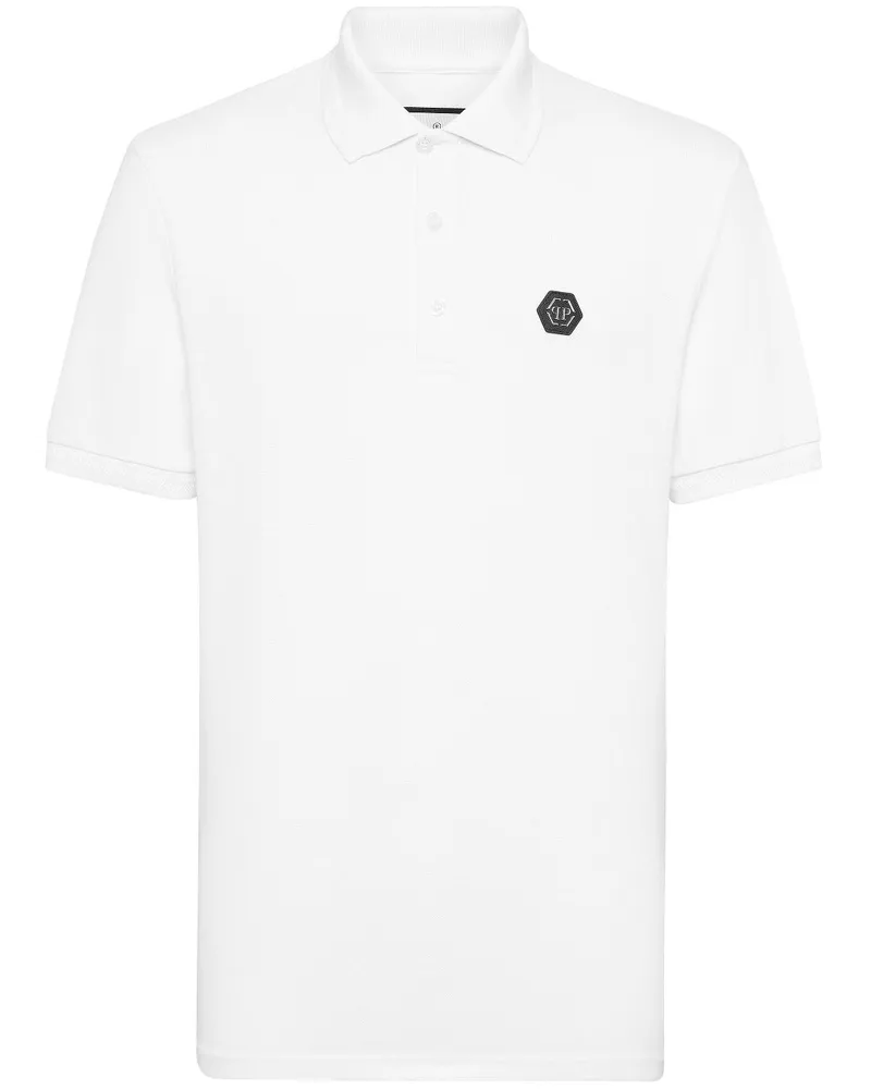 Philipp Plein Gothic Plein Poloshirt - Weiß Weiß