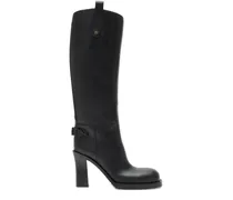 Cavalier Stiefel mit Schnalle 85mm - Schwarz
