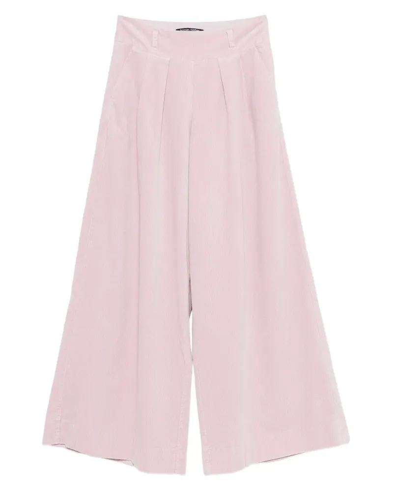 Hannes Roether Cordhose mit Falten - Rosa Rosa