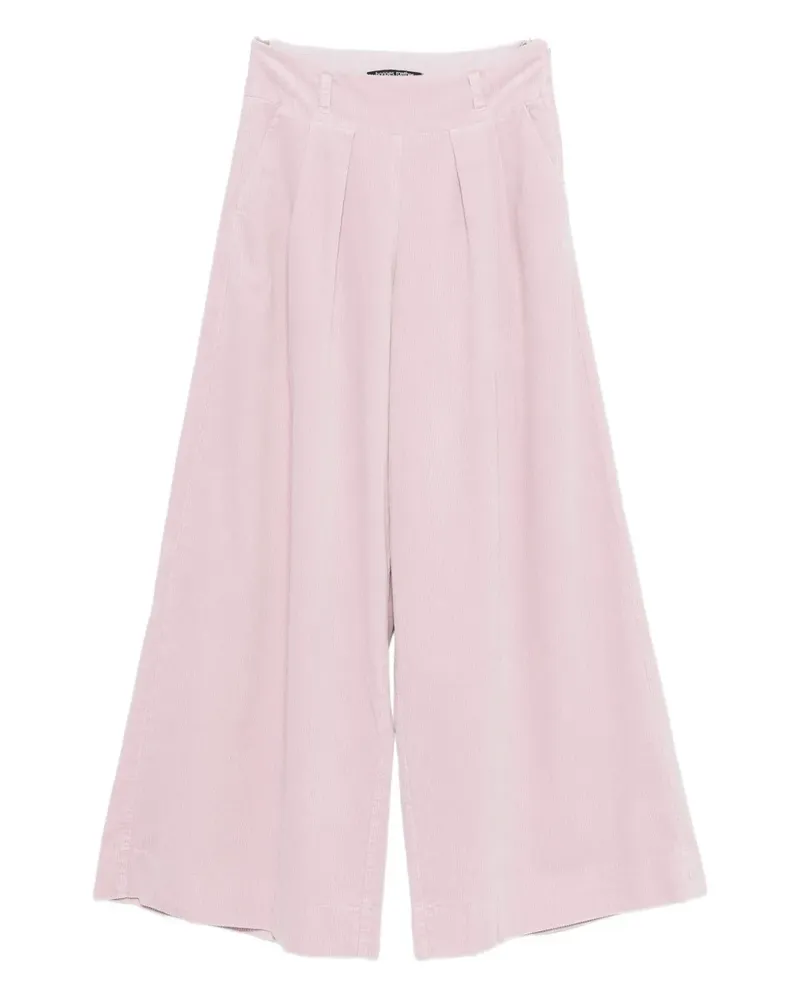 Hannes Roether pleated corduroy trousers - Rosa Rosa
