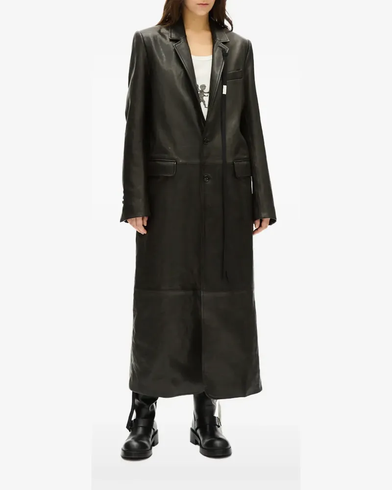 Ann Demeulemeester Virva tailored coat - Schwarz Schwarz