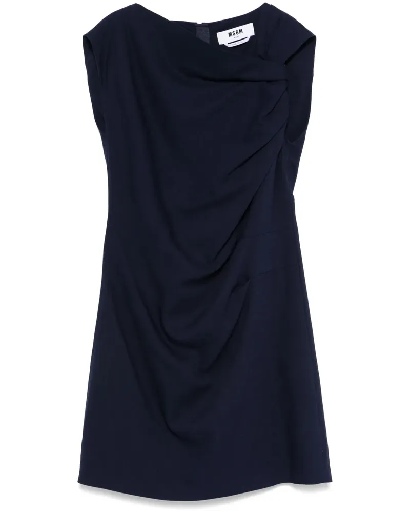 MSGM Minikleid mit Knoten - Blau Blau