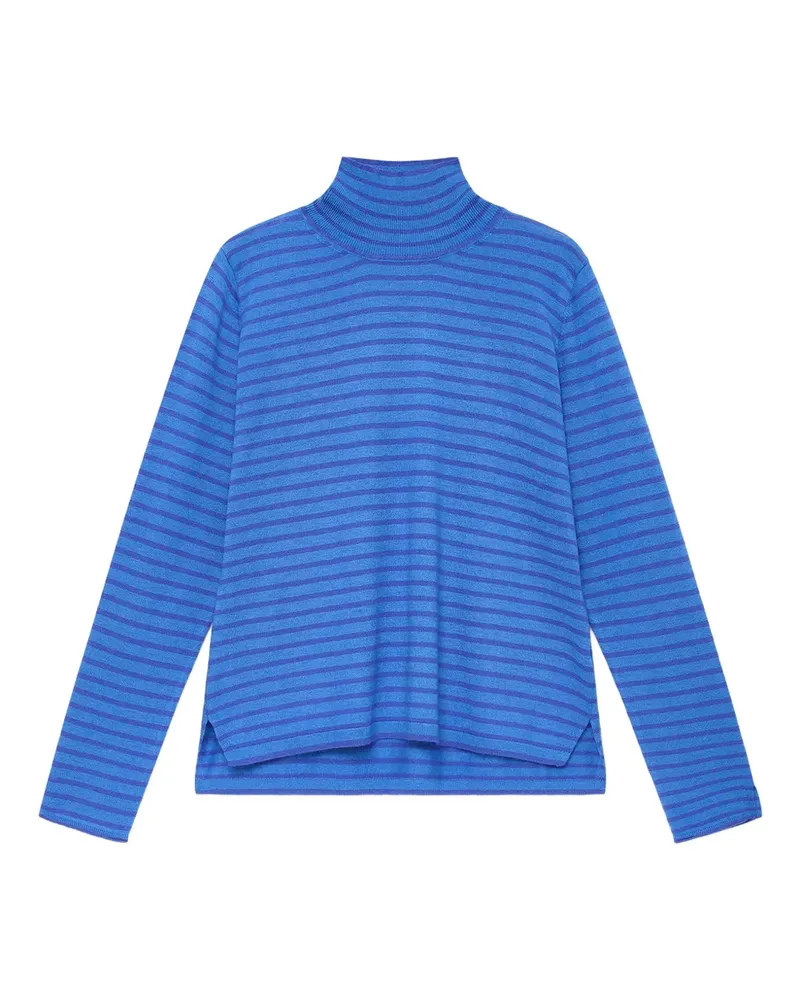 Maliparmi striped roll-neck top - Blau Blau