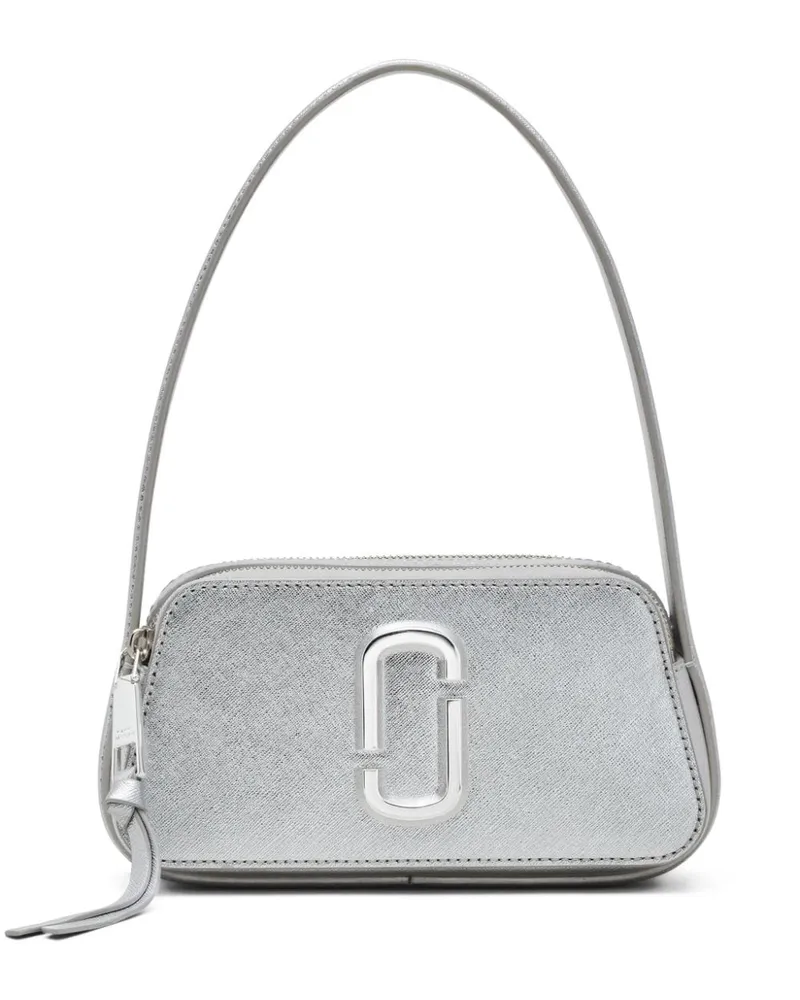 Marc Jacobs The Metallic Slingshot Schultertasche - Silber Silber