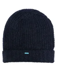 Alanui Beanie mit Logo-Schild Blau