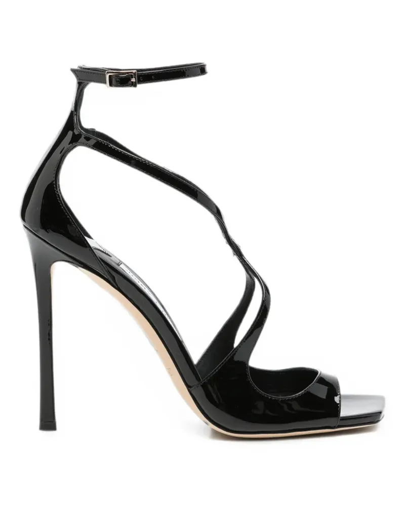 Jimmy Choo Azia patent-leather heeled sandals - Schwarz Schwarz