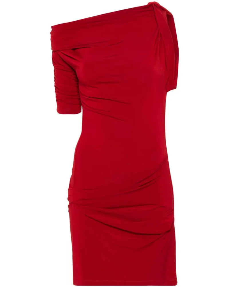 Jacquemus La Mini Robe Drapeado Kleid - Rot Rot