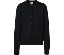 Cardigan mit Monogramm - Schwarz