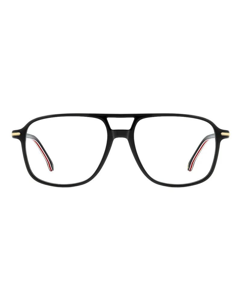 Carrera 373 Brille mit geometrischem Gestell - Schwarz Schwarz