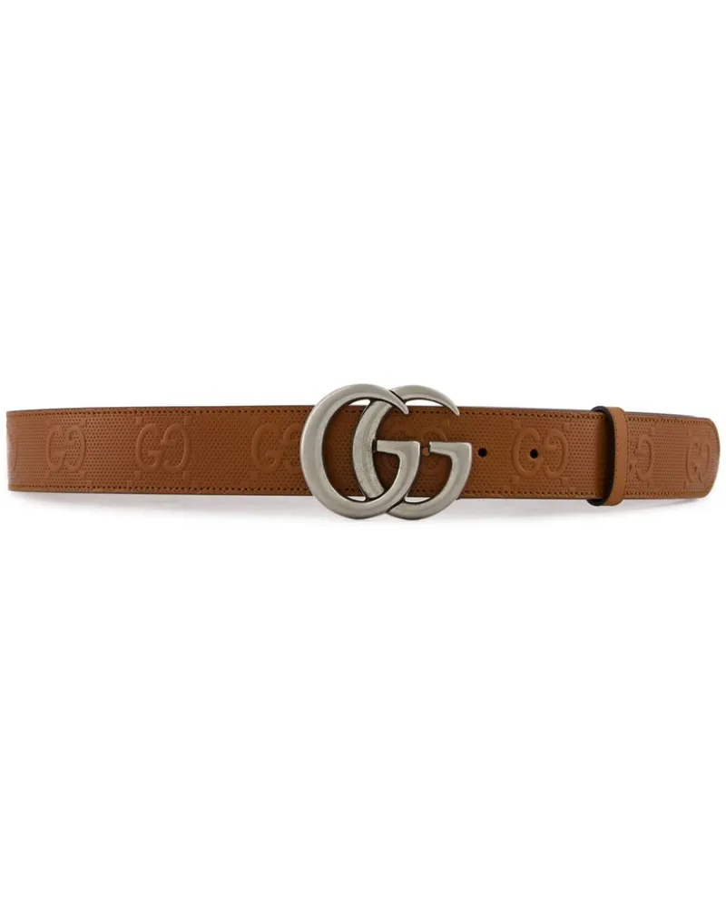 Gucci GG Marmont Gürtel Braun