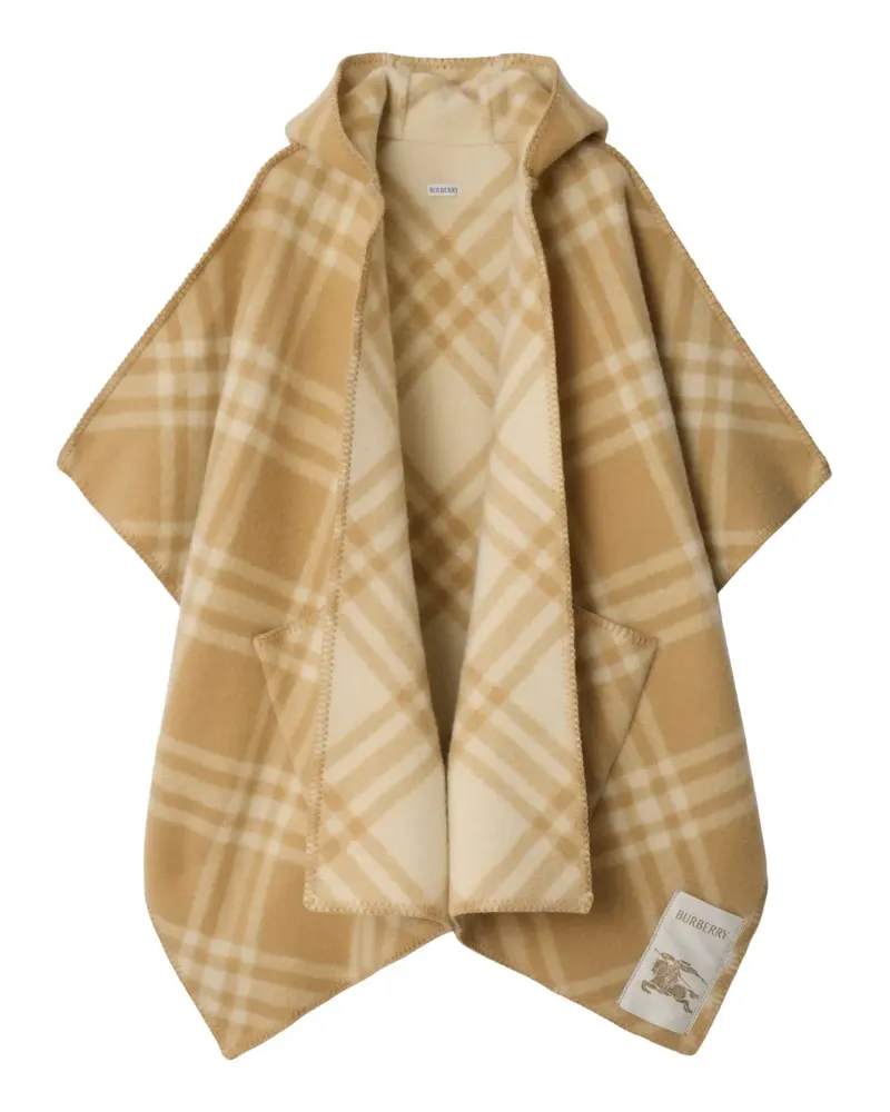 Burberry Cape mit Kapuze - Nude Nude