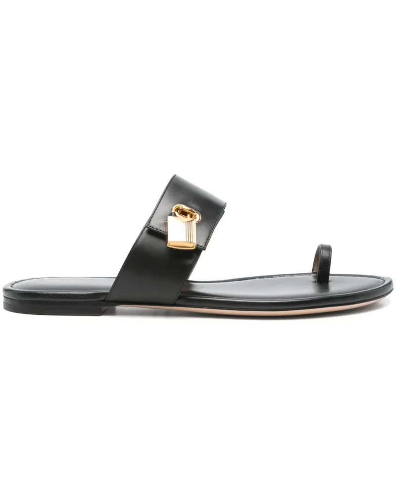 Tom Ford Sandalen mit Schloss - Schwarz Schwarz