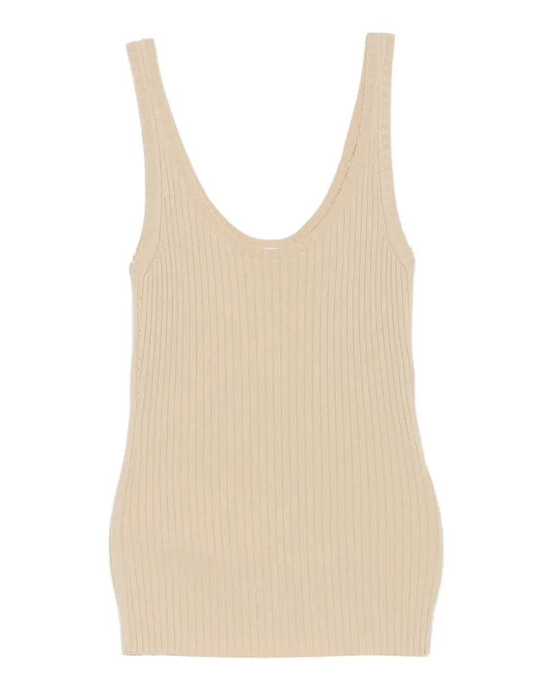 Chloé ribbed-knit tank top - Rosa Rosa