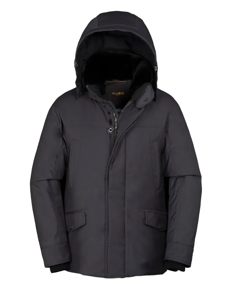 MOORER Sisto-Pum hooded jacket - Grau Grau
