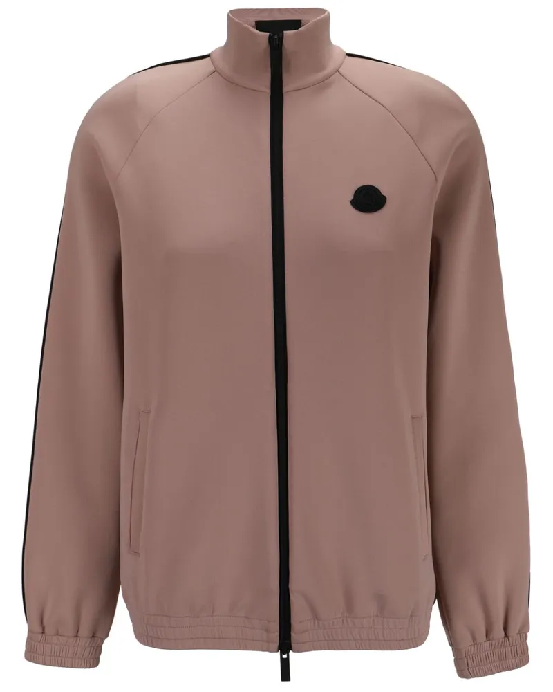 Moncler Oberteil mit Logo-Print - Rosa Rosa