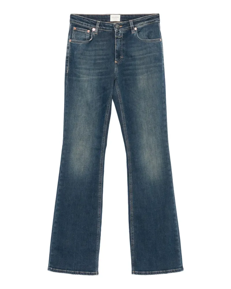 Closed Jovanna Straight-Leg-Jeans mit ausgeblichenem Effekt - Blau Blau