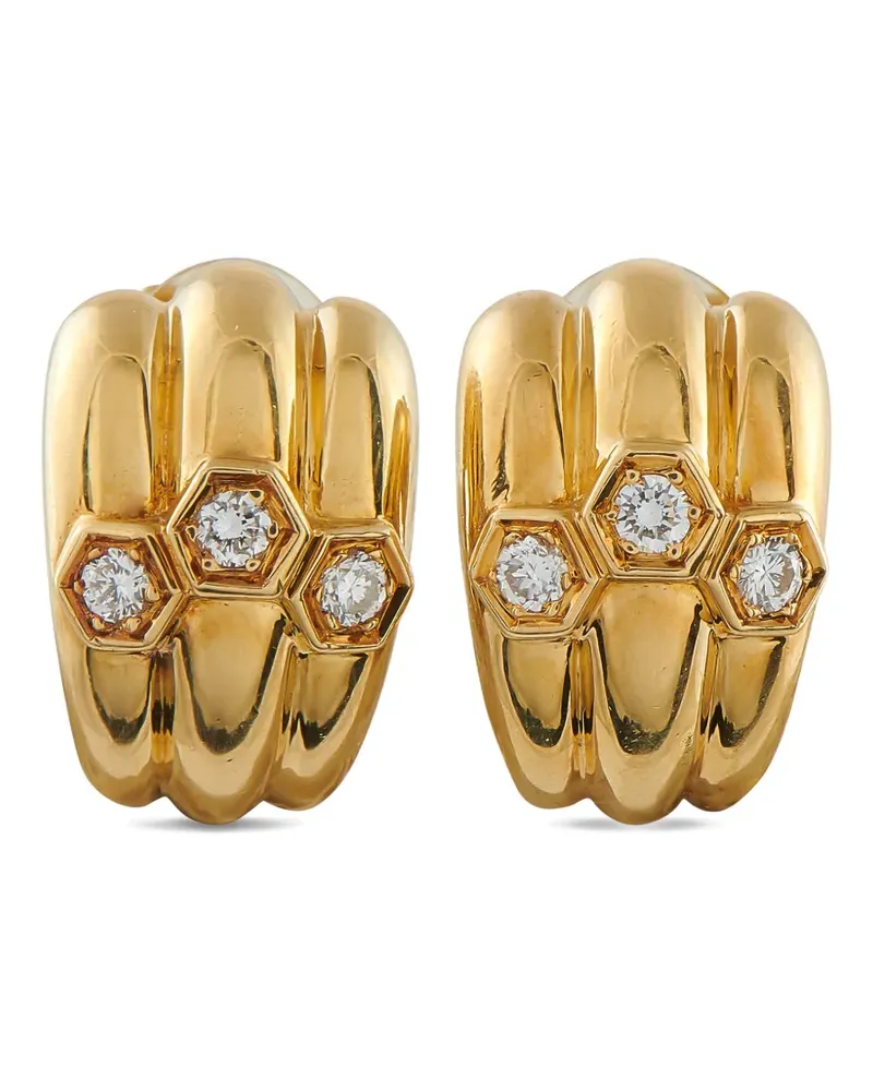 Van Cleef & Arpels diamond clip-on earrings - Gold Gold