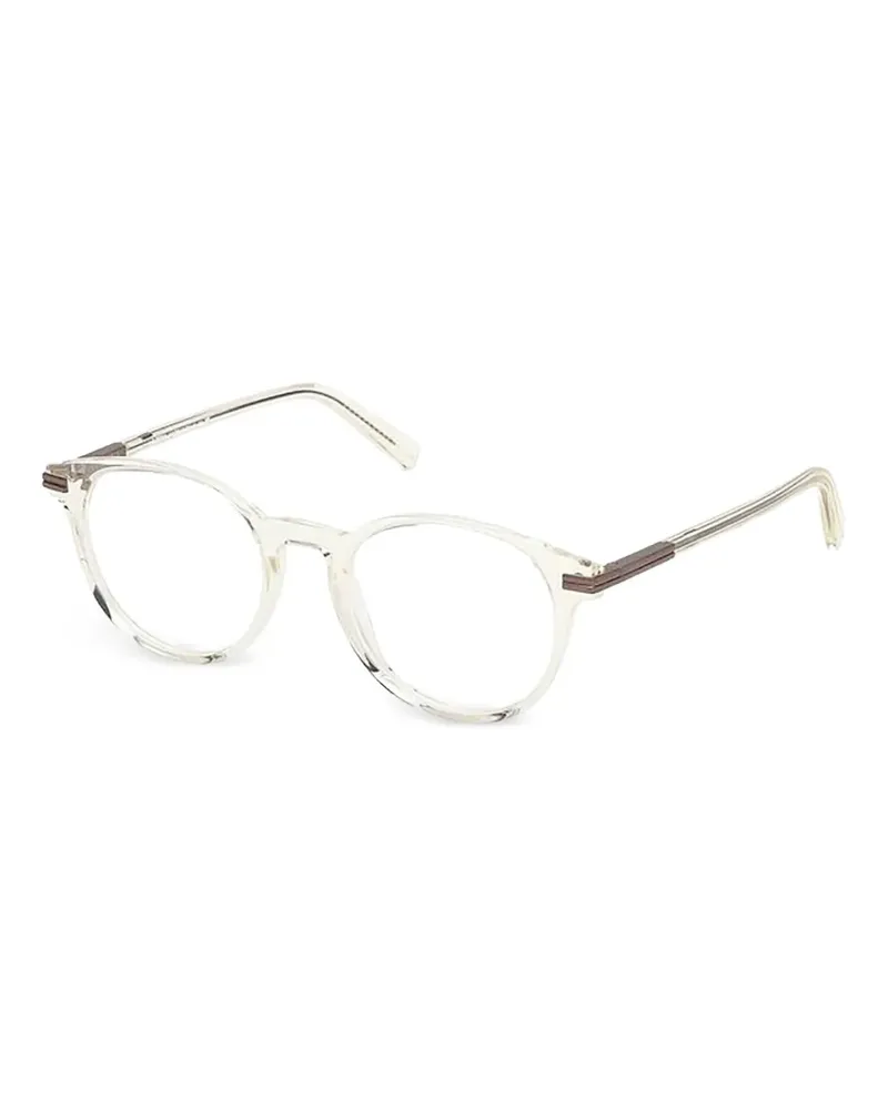 Ermenegildo Zegna Brille mit rundem Gestell - Gelb Gelb
