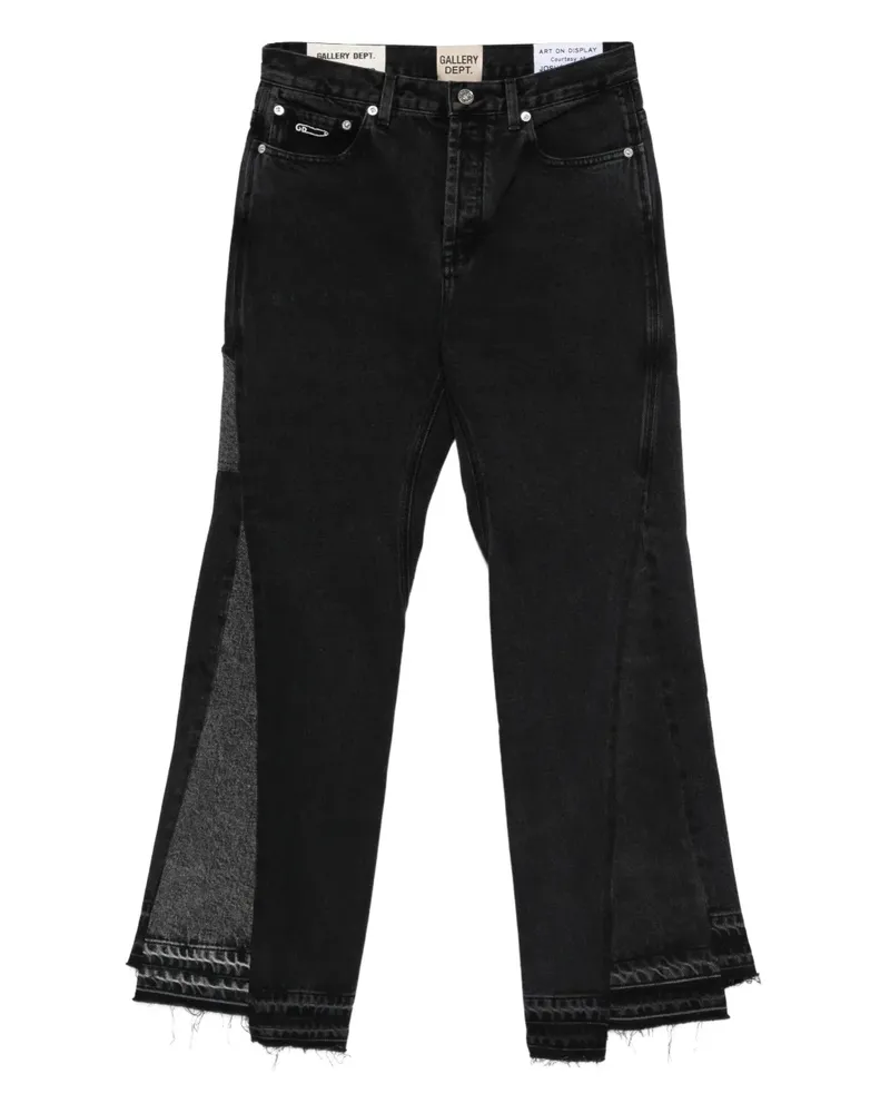 GALLERY DEPT. panelled jeans - Schwarz Schwarz