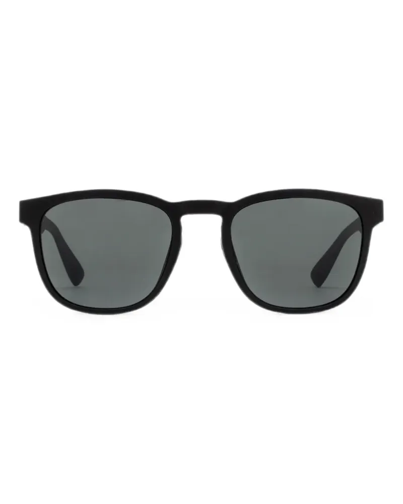 Mykita Sonnenbrille mit rundem Gestell - Schwarz Schwarz