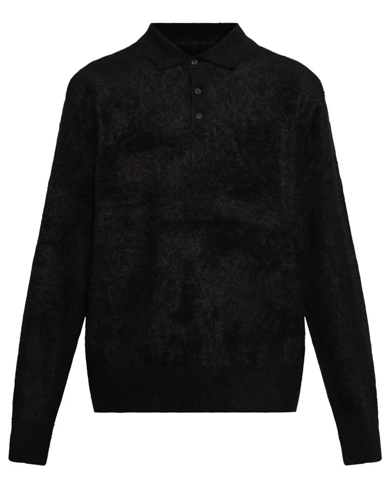 AllSaints Abel Poloshirt - Schwarz Schwarz
