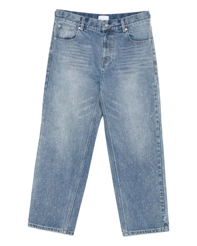 Blue Sky Inn Gerade Jeans mit Verzierung - Blau Blau