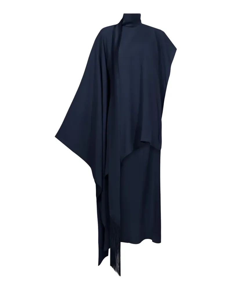 Taller Marmo Asymmetrisches California Minikleid mit Fransen - Blau Blau