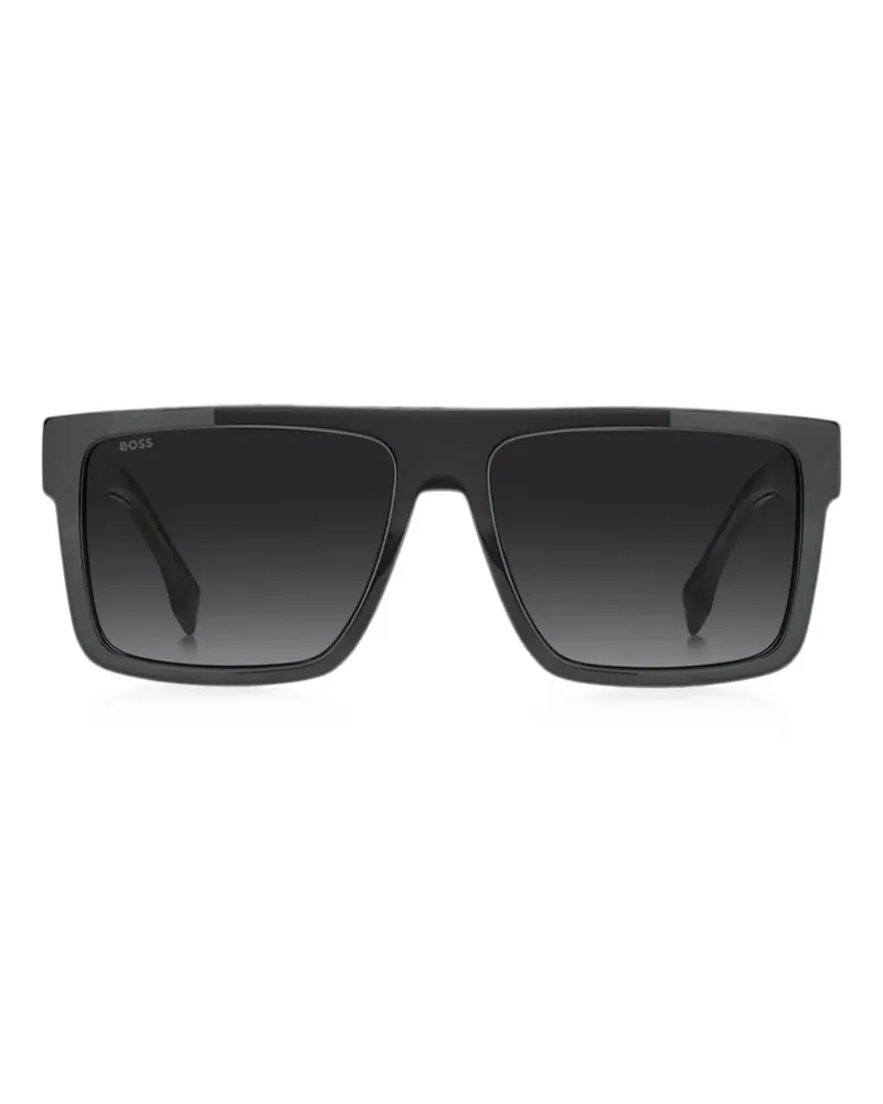 HUGO BOSS square-frame sunglasses - Schwarz Schwarz