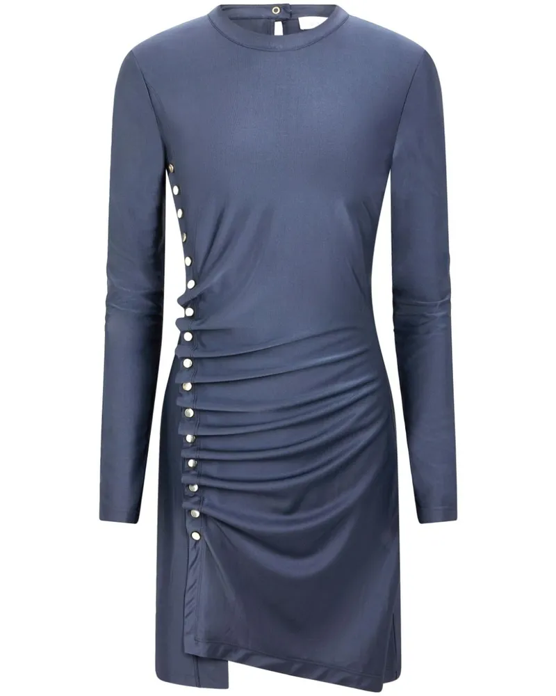 Paco Rabanne Asymmetrisches Minikleid - Blau Blau