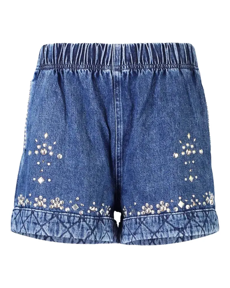 Hayley Menzies Cyndi stud-embellished shorts - Blau Blau
