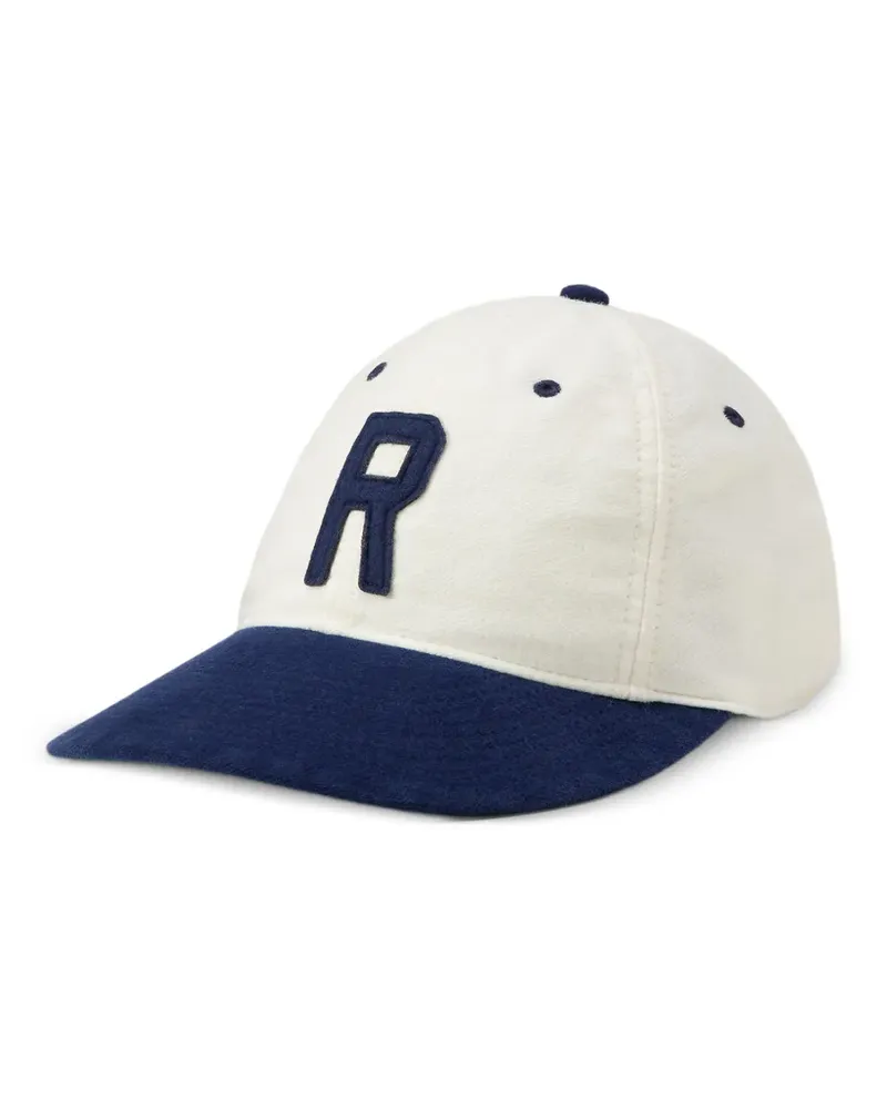 Ralph Lauren Baseballkappe mit Filz-Patch - Weiß Weiß