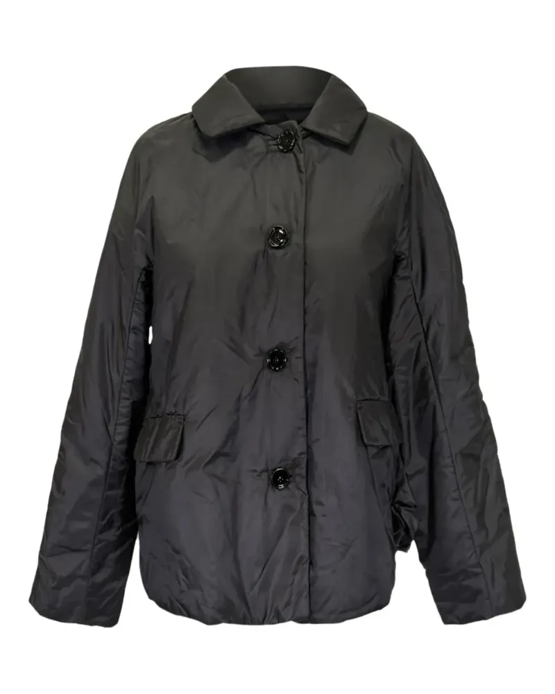 Max Mara Gefütterte Jacke - Schwarz Schwarz