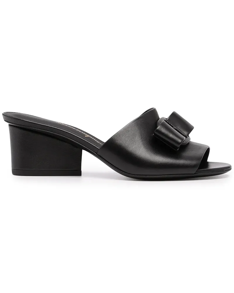 Ferragamo Viva Mules 60mm - Schwarz Schwarz