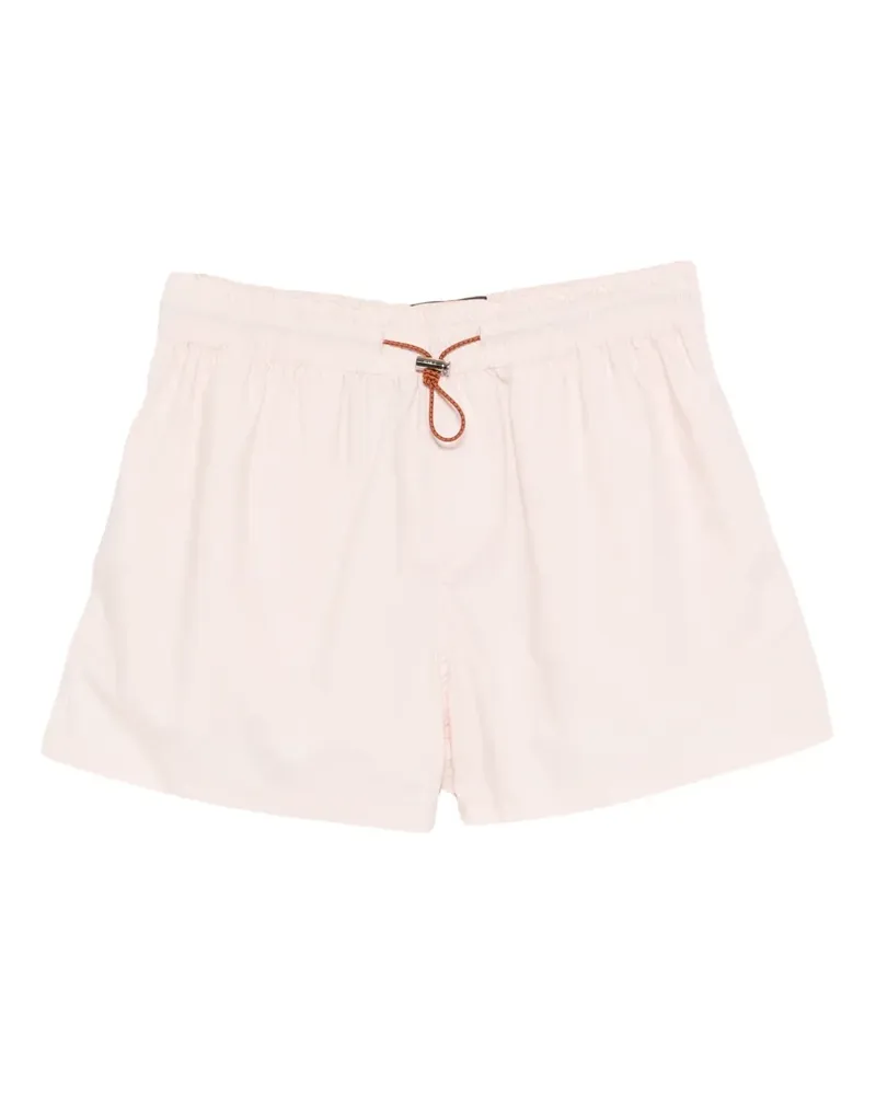 PLAN C drawstring-waist shorts - Rosa Rosa