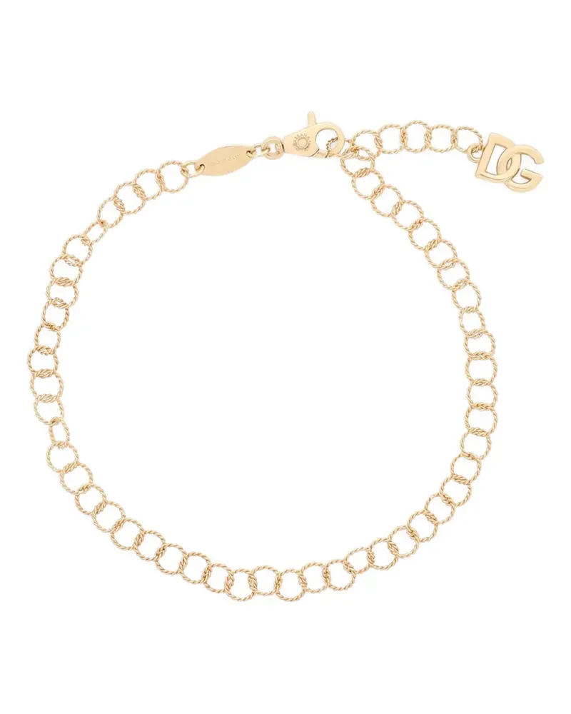 Dolce & Gabbana 18kt Rainbow Gelbgoldarmband Gold