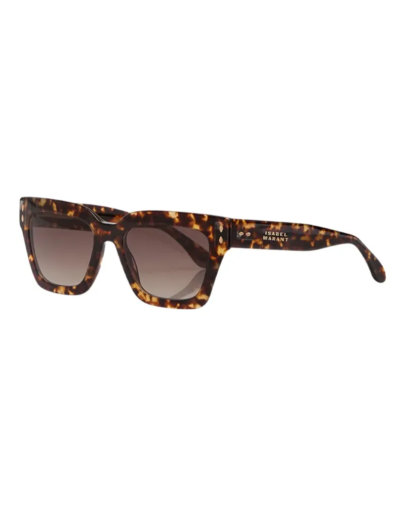 Isabel Marant Carmy square-frame sunglasses - Braun Braun