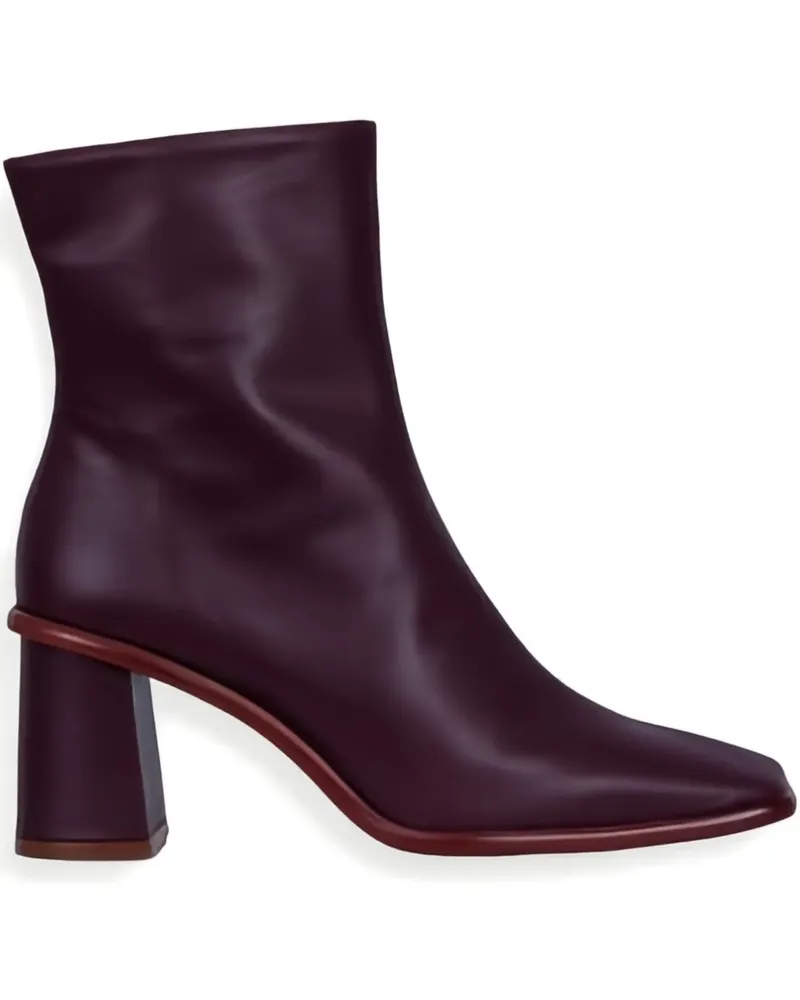 Alohas Stiefel mit eckiger Kappe - Rot Rot