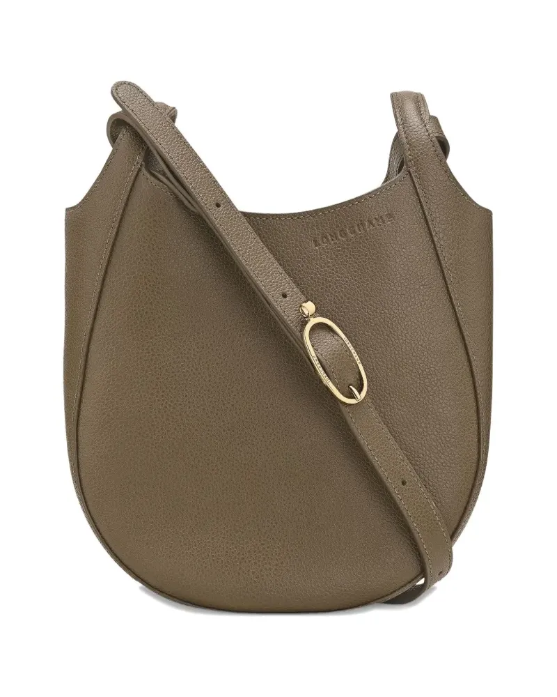 Longchamp Kleine Le Foulonné Umhängetasche - Grün Grün