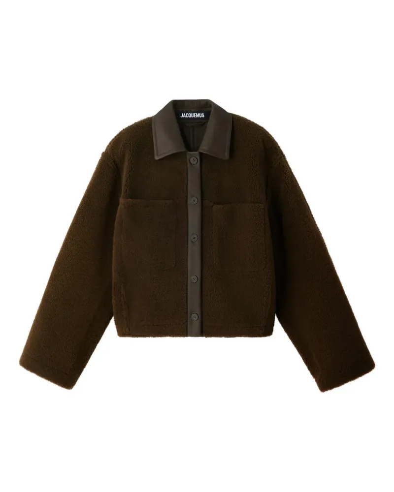 Jacquemus The Pelu Jacke aus Shearling - Braun Braun