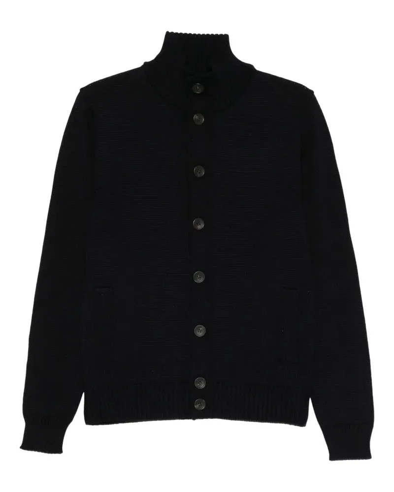 CENERE GB high-neck cardigan - Schwarz Schwarz