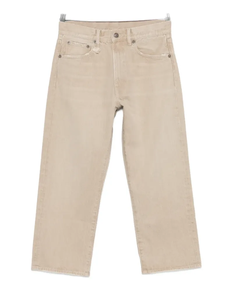 R13 X-FB frayed jeans - Nude Nude