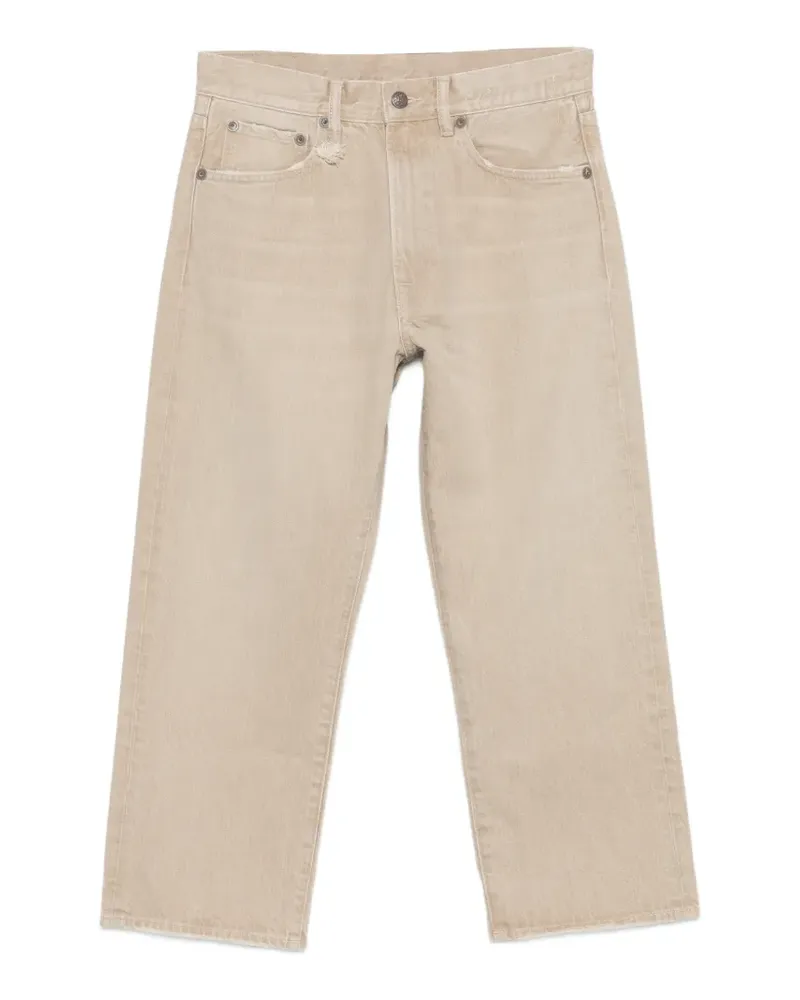 R13 X-FB frayed jeans - Nude Nude
