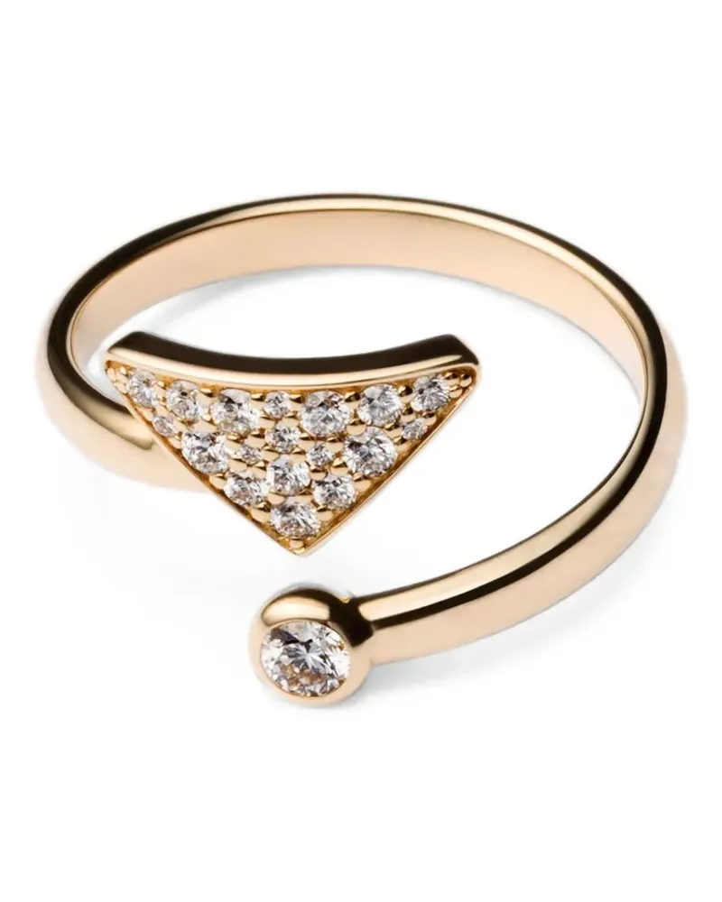 Prada Eternal Gold contrarié ring in yellow gold with diamonds Gold