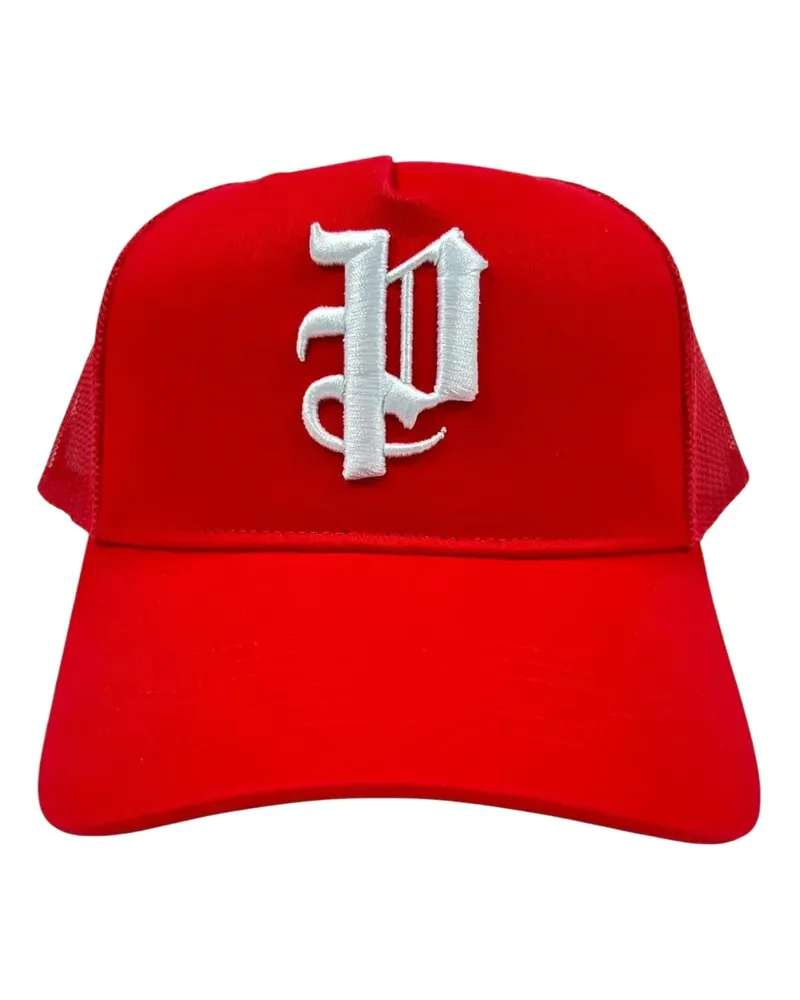 PURPLE BRAND logo-embroidered trucker cap - Rot Rot