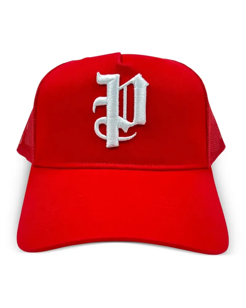 PURPLE BRAND Baseballkappe mit Logo-Stickerei - Rot Rot