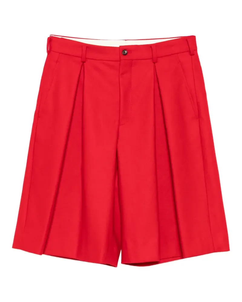 Comme des Garçons Shorts aus Wolle - Rot Rot