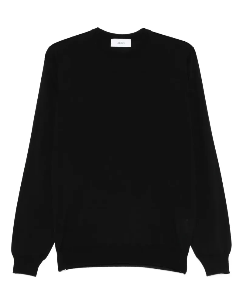 LARDINI Pullover aus Schurwolle - Schwarz Schwarz